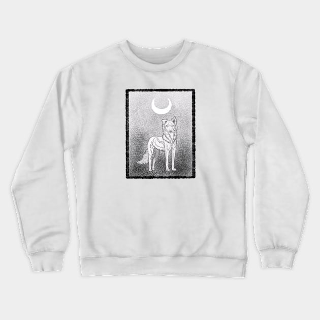 Moon Doggo Crewneck Sweatshirt by Earthy Fauna & Flora